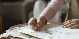 family, coloring book, Instagram