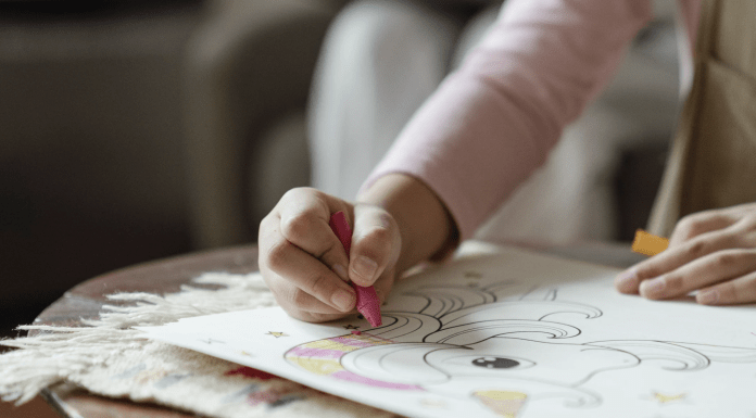 family, coloring book, Instagram